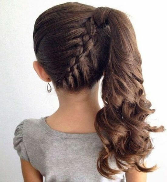 Asymmetrical Back Braid