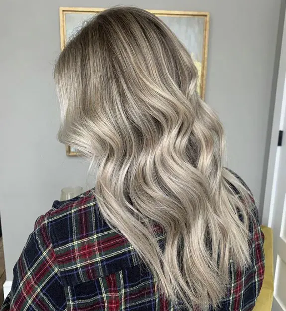 Icy Blonde Balayage