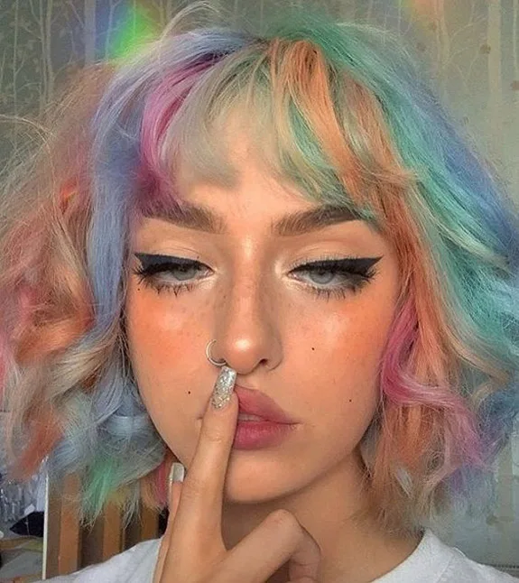 Pastel On Blonde