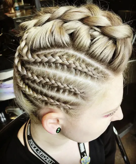 Braided Fauxhawk