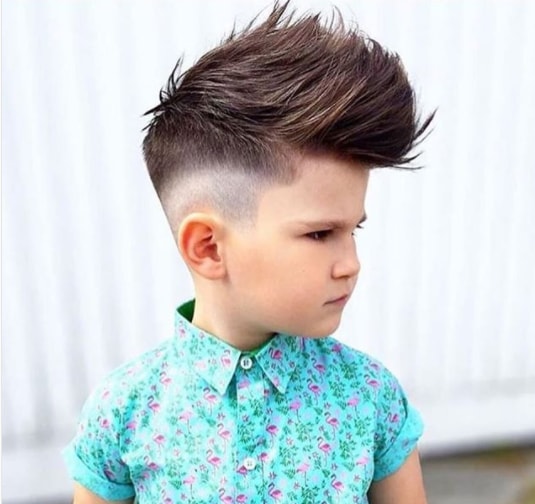 Long Mohawk Haircut for Boys