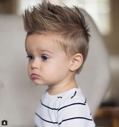 Mohawk Medium Length Boy Haircut