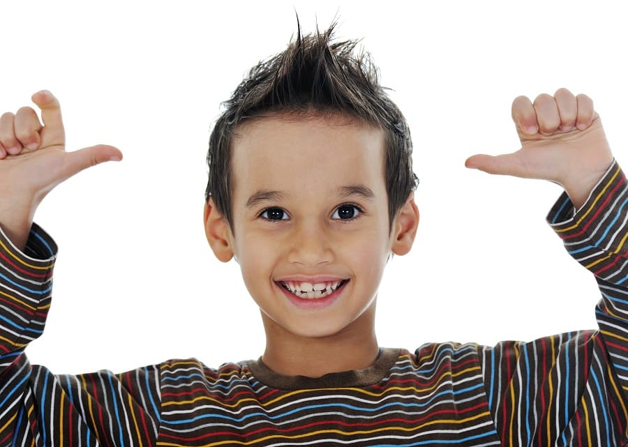 spiky haircut for boys