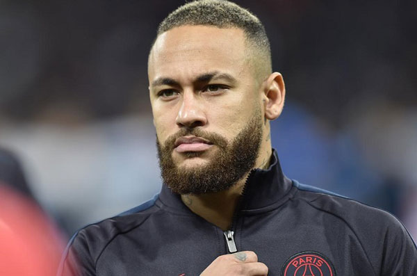 Neymar with thick beard