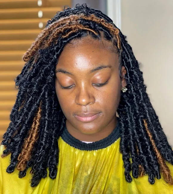 Distressed soft locs