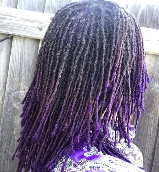 Purple Micro Locs