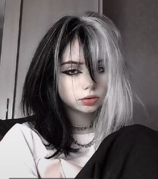 Messy Cruella De Vil Hairstyle