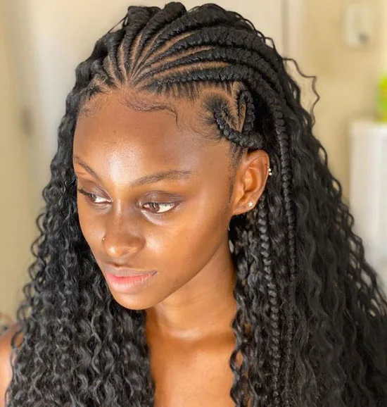 Bohemian Box Braids & Cornrows