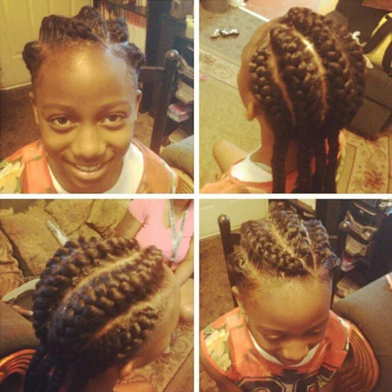 Goddess Braids For Kids