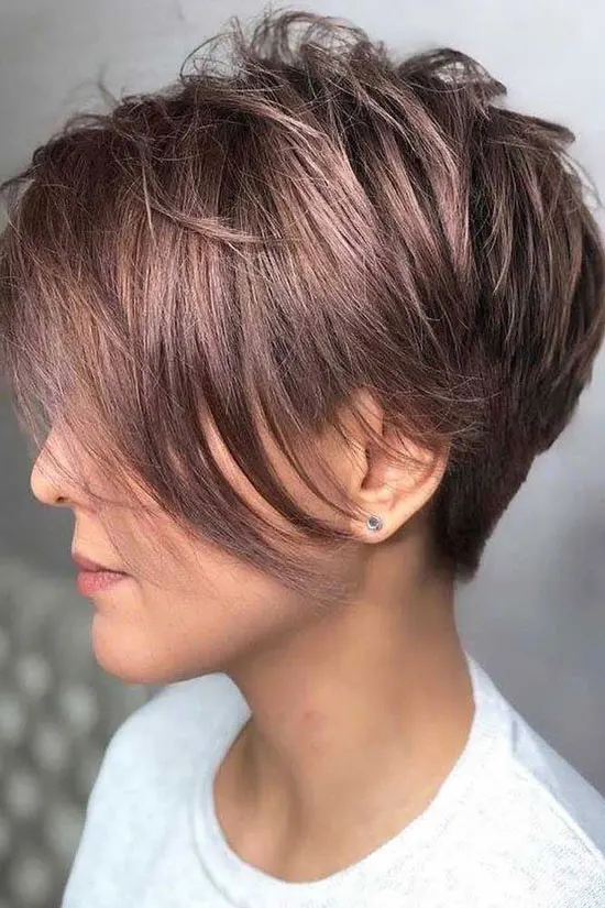 long pixie cut