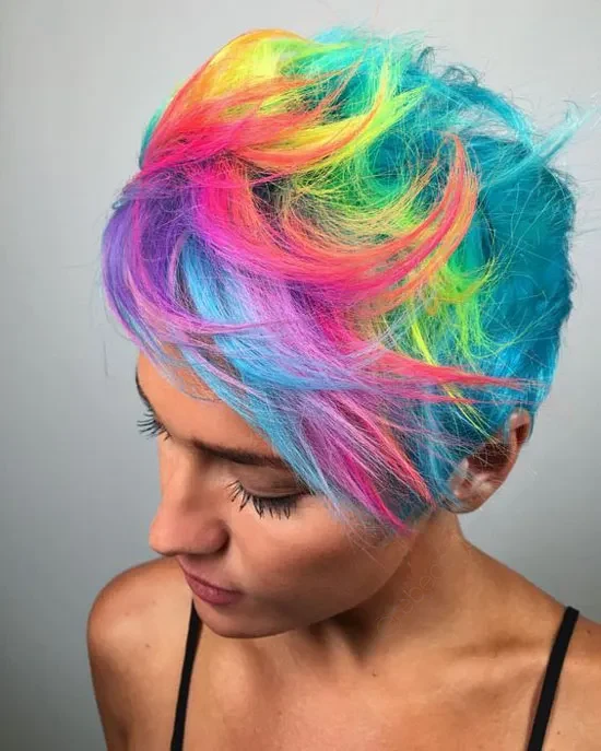 Short Rainbow Spikes