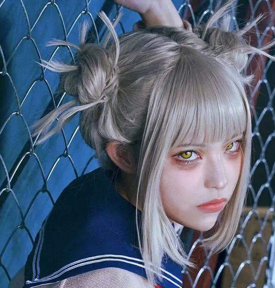 Toga Himiko Buns With Heavy Fringes