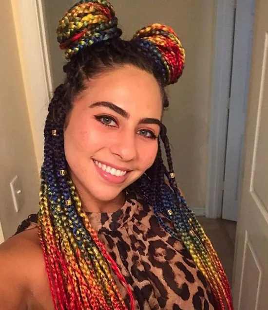 Rainbow Braids