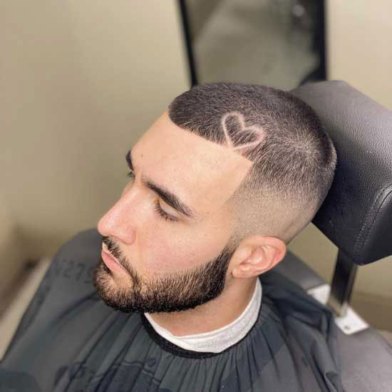 Heart Shaped HairCut Inspired By Drake 2