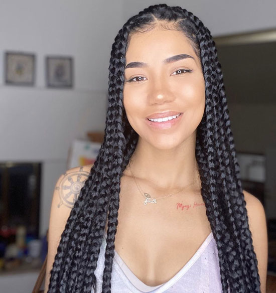 Jhene Aiko Jumbo Knotless Braids