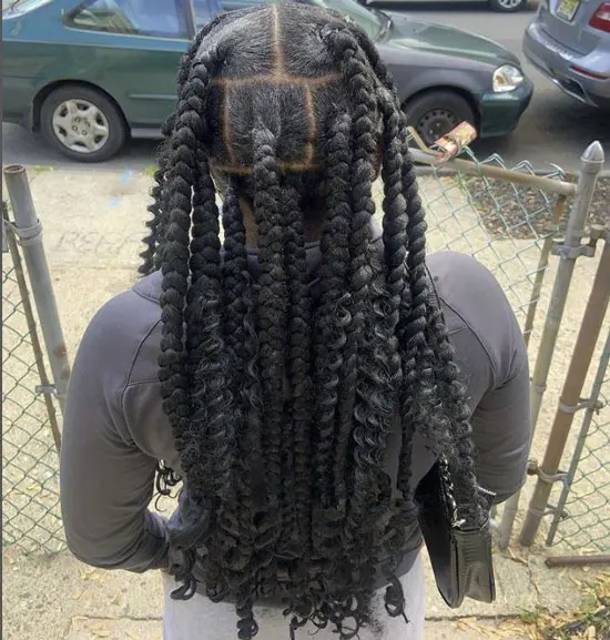 Medium Jumbo Knotless Box Braids