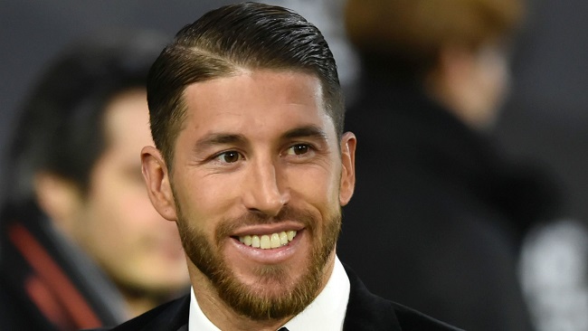 Sergio Ramos side sleek haircut