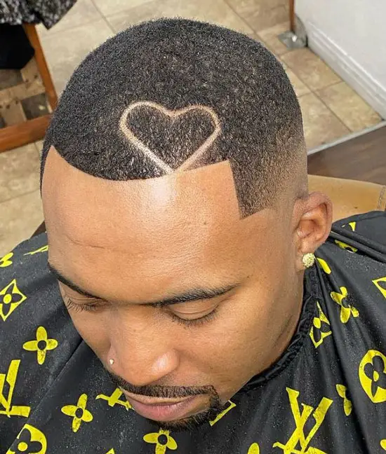 Heart Shaped HairCut Inspired By Drake 4