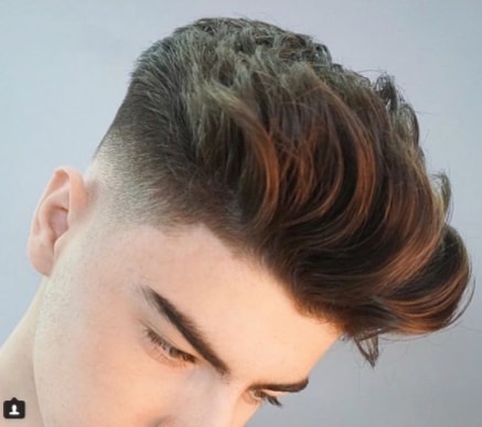 Low Fade Burshed Back Boy Haircut