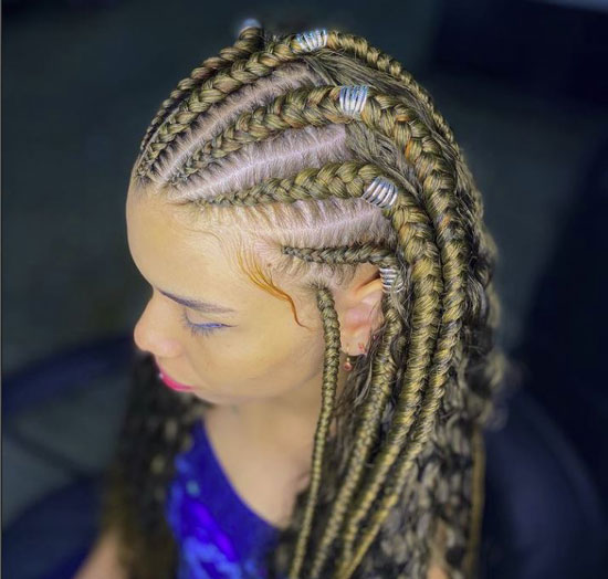 Goddess Medium Lemonade Braids