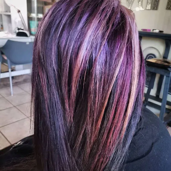 Blonde And Purple