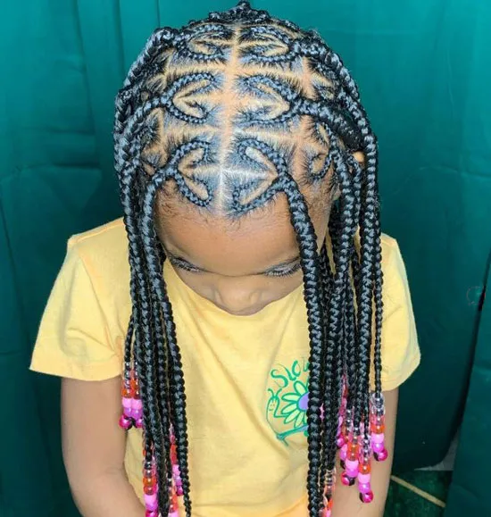 Heart Box Braids