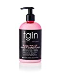 tgin Rose Water Smoothing Leave-In Conditioner for Natural Hair - Protective...