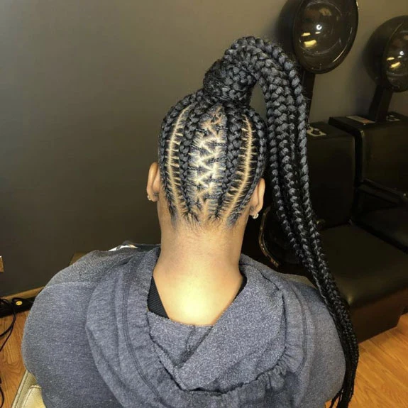 Stitch Braids Ponytail