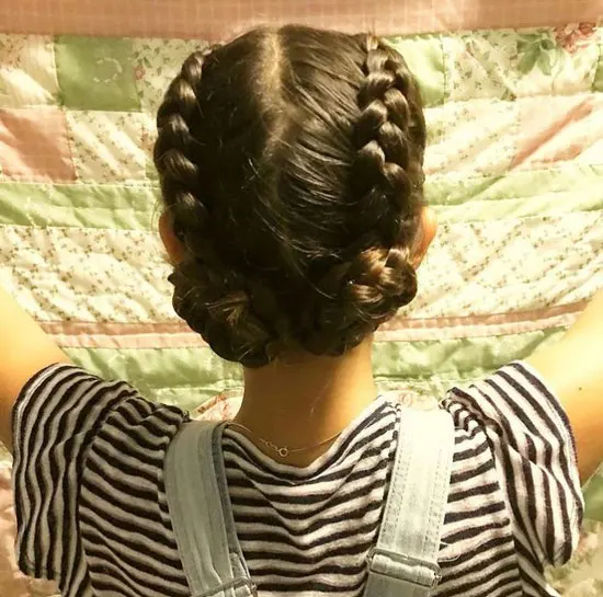 Dutch Braids Buns