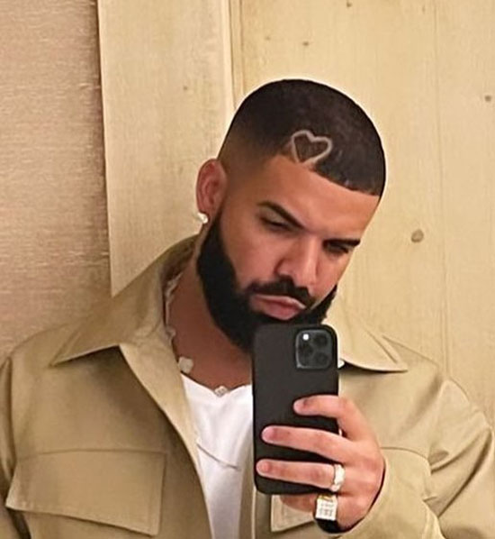 Drake Heart Haircut