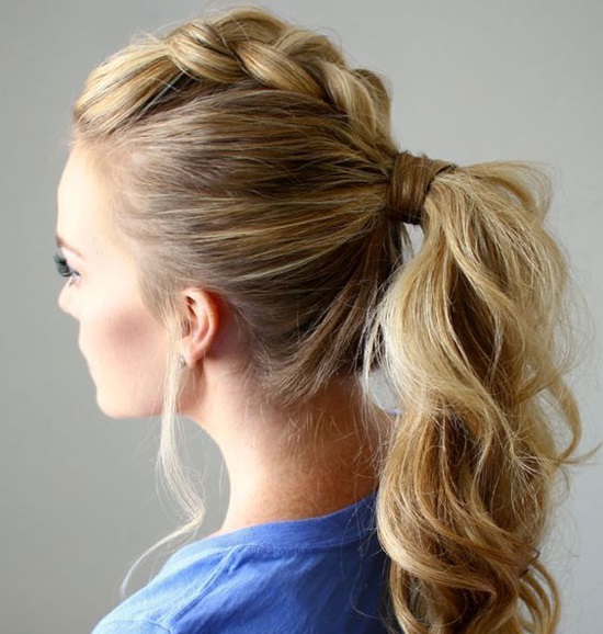 Triple Loop Ponytail