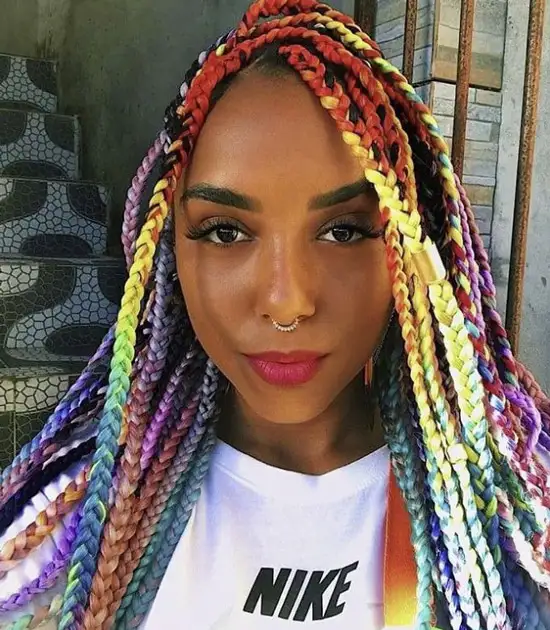 Rainbow Braids