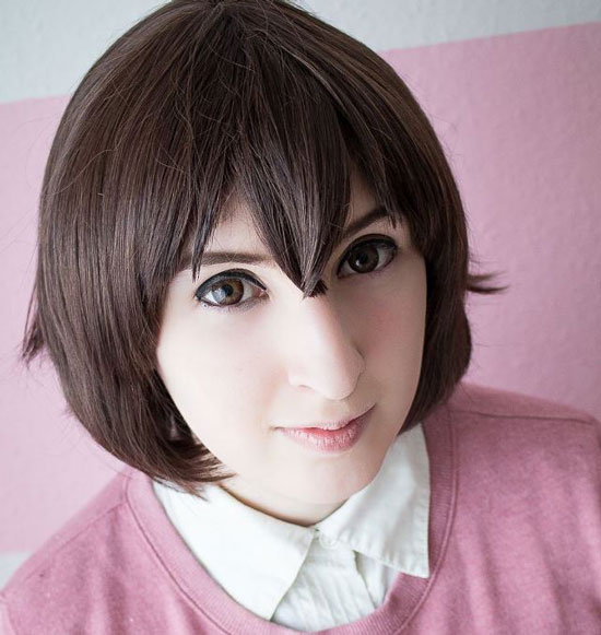 Kayo Hinazuki Brown Hair Anime Cosplay