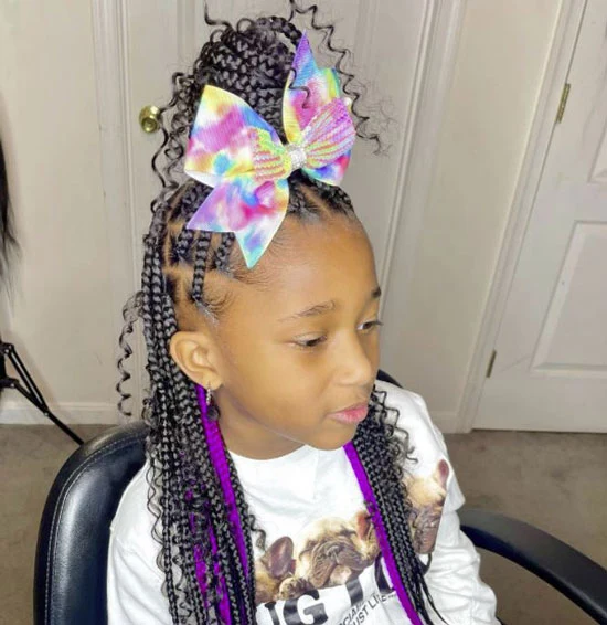 Kids Goddess Lemonade Braids