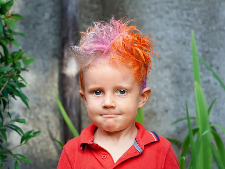 medium hairstyle for little boys 