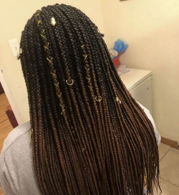 Ombre Tribal Braids