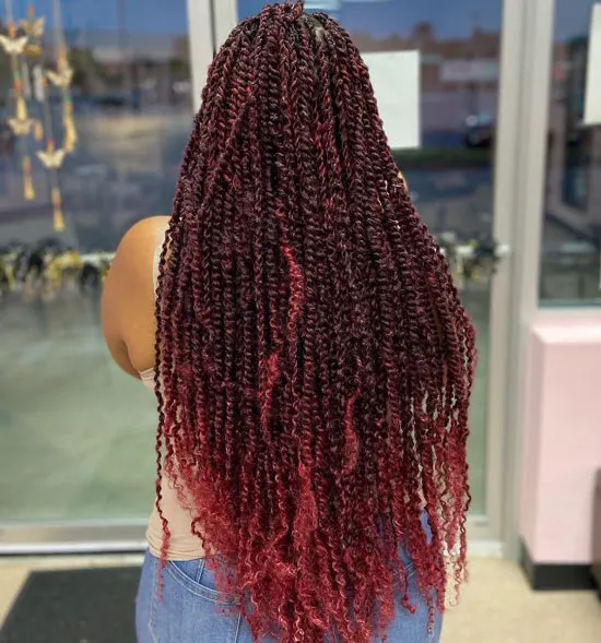 Burgundy Passion Twist