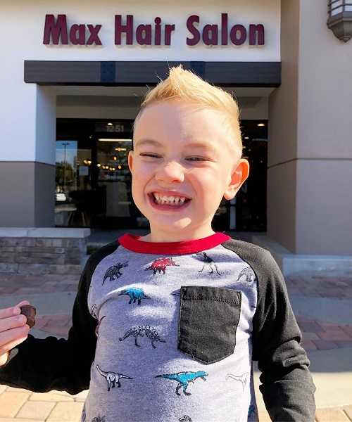 Blonde Faux Hawk With Undercut