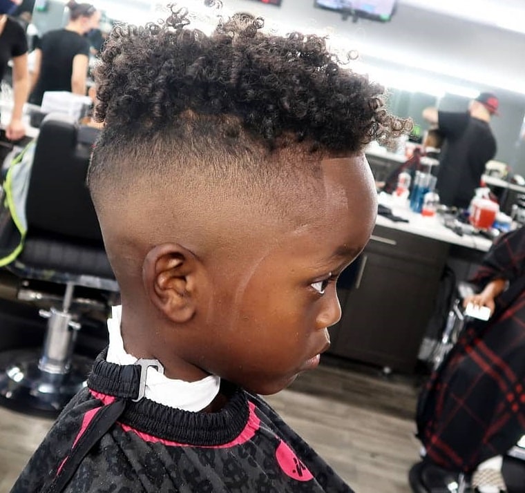 curly undercut for little boys