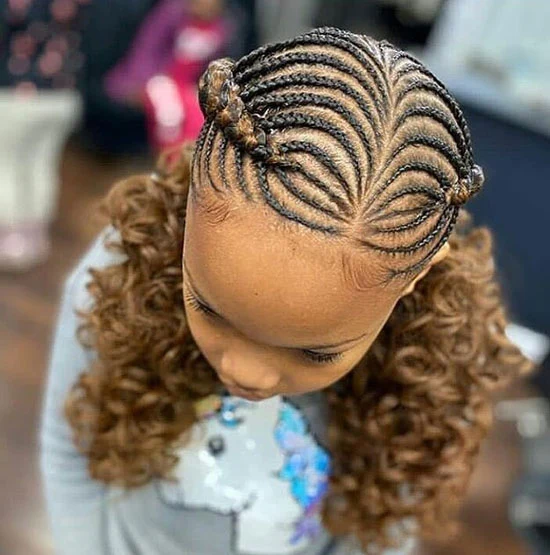 Bohemian Lemonade Braids for Kids