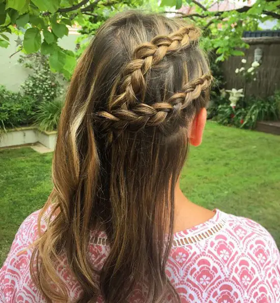 Half Up Dutch Braids