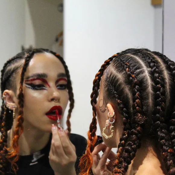 FKA Twigs cornrows