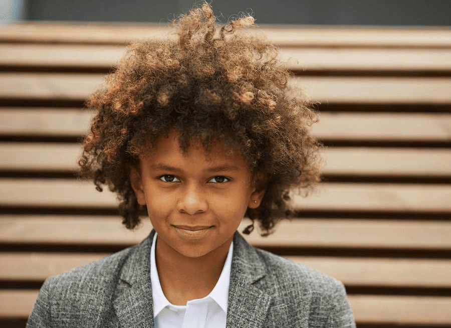 Long Curls on Little Black Boys 