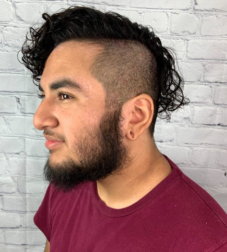 guy with curly undercut