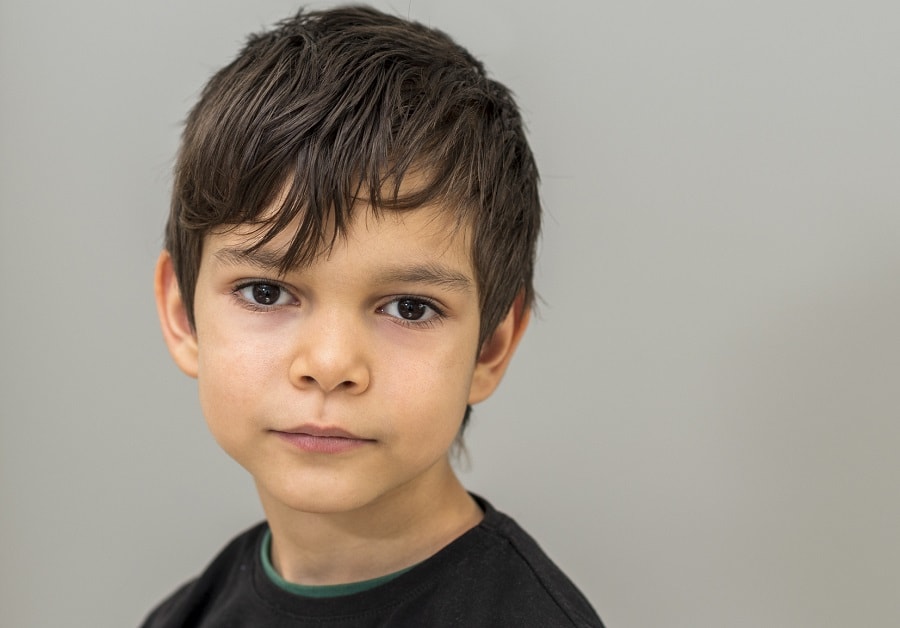 little boys summer haircut with long hair