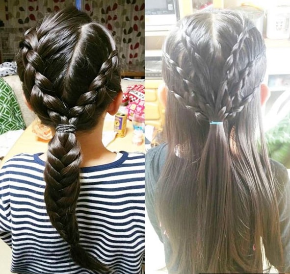 Fancy Hairstyle Featuring Braids