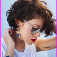 Curly Pixie Cut Chubby Face Short Curly Hairstyles