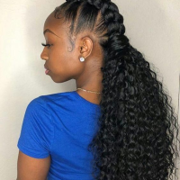 African American Black Hair Ponytail Hairstyles