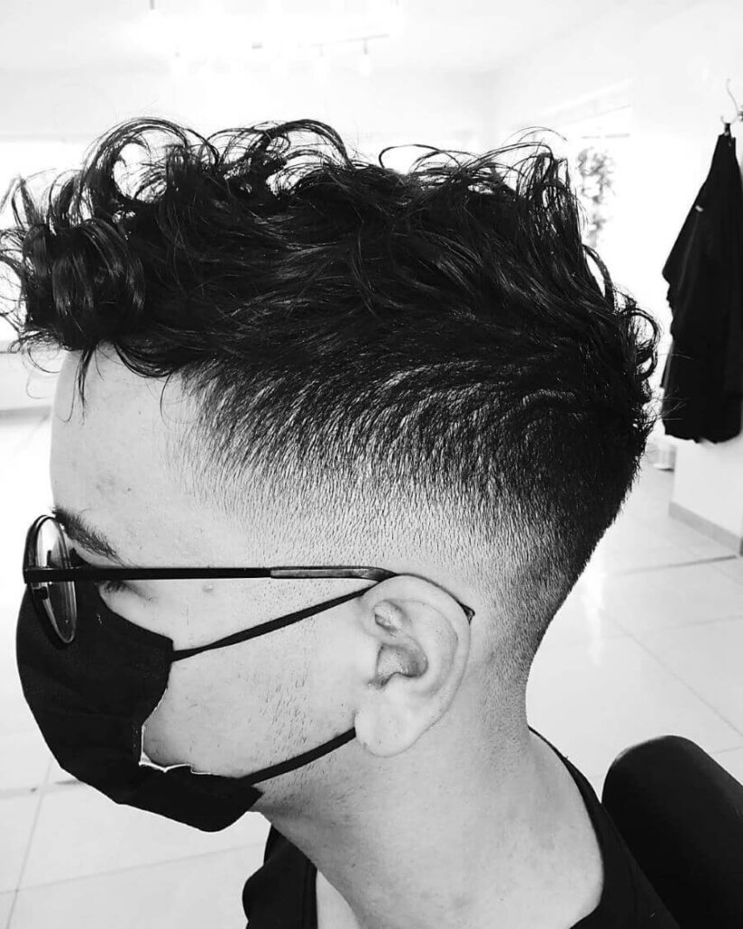 Spiky Curls With Undercut