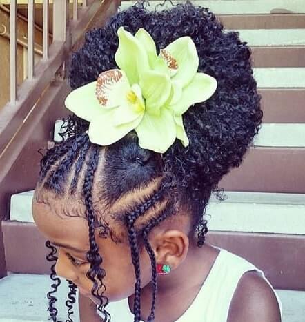 Cornrows With Naturally Kinky Hair